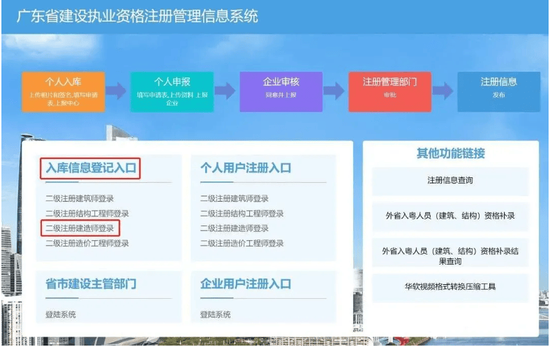二建入库注册流程详解
