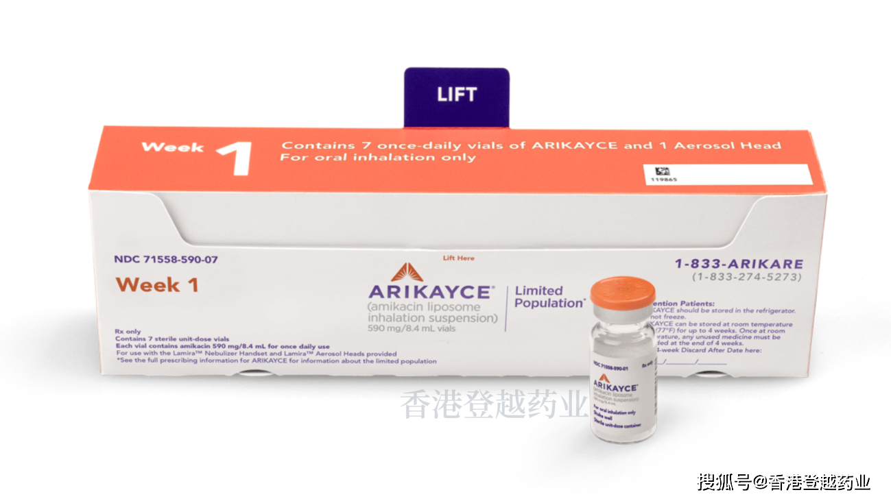 阿米卡星（arikayce liposomal）中文说明书|香港登越药业