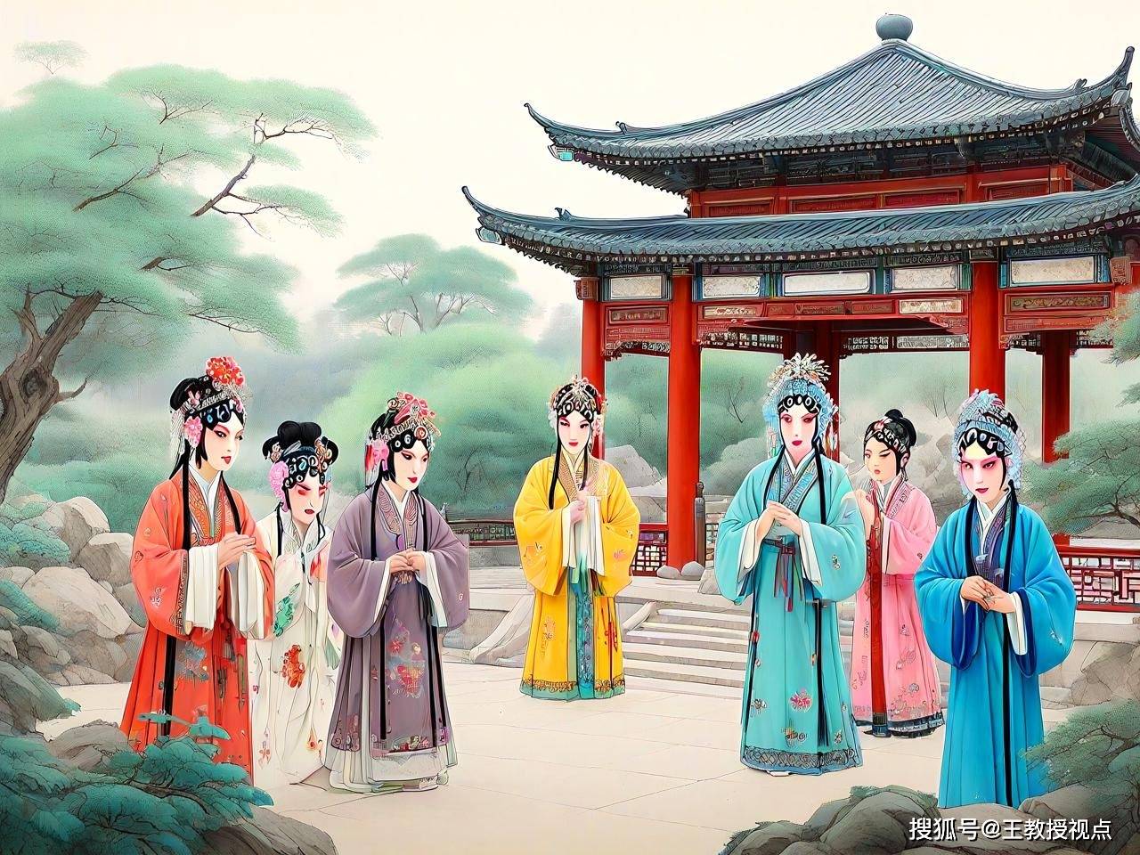 皇家园林戏曲盛环球360APP景多彩人物共绘华章(图7)