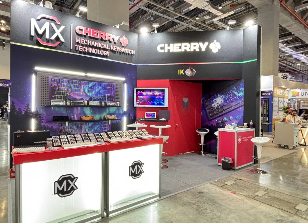 CHERRY樱桃领航智能轴体革命全系列新一代新品于COMPUTEX202