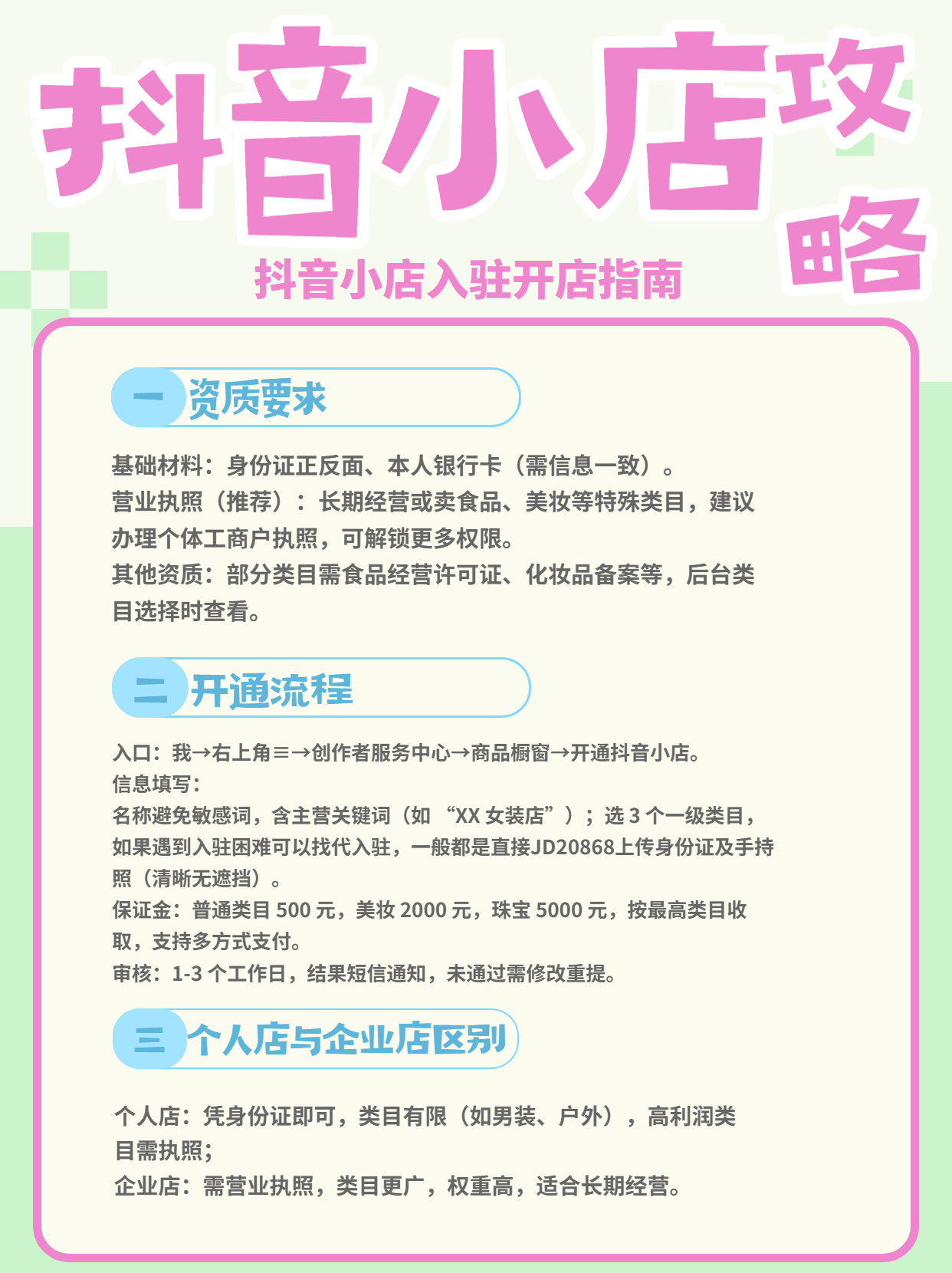 抖音小店怎样注册