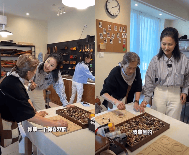 原创             陆毅一家庆六一，鲍蕾妈妈露面年轻漂亮，轮流住俩女儿家好幸福