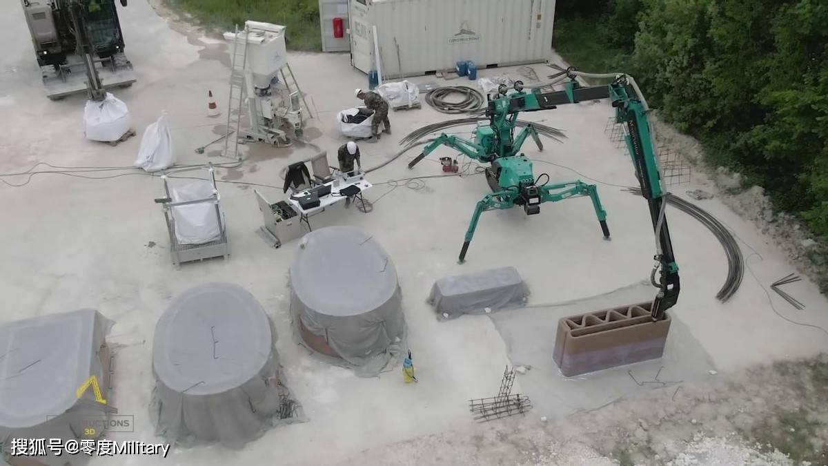 欧洲多国试验新型防御工事技术：法国3D打印掩体，德国乐高式战壕