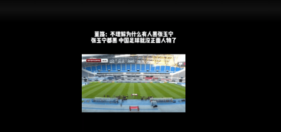 原创             国足当家中锋张玉宁惨遭网友黑，足球名嘴董路发声力挺，引发热议