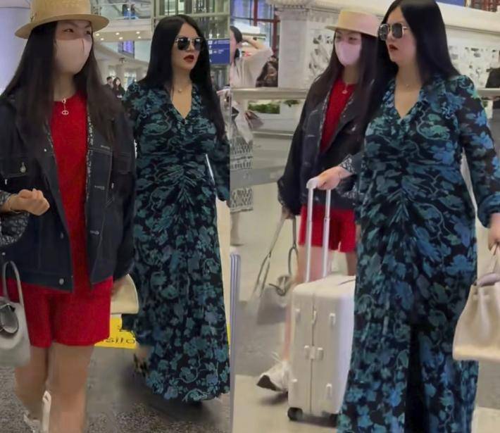 李湘造型太吸睛，被指190斤像“行走的蟒蛇”，是病胖还是任性？