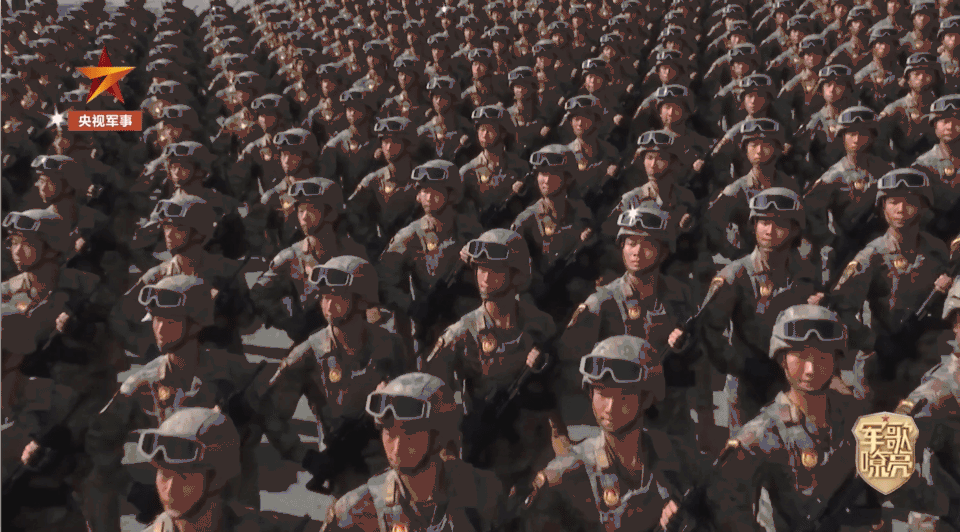 九三阅兵倒计时6天！气势如虹、英姿飒爽在训练场上具象化了