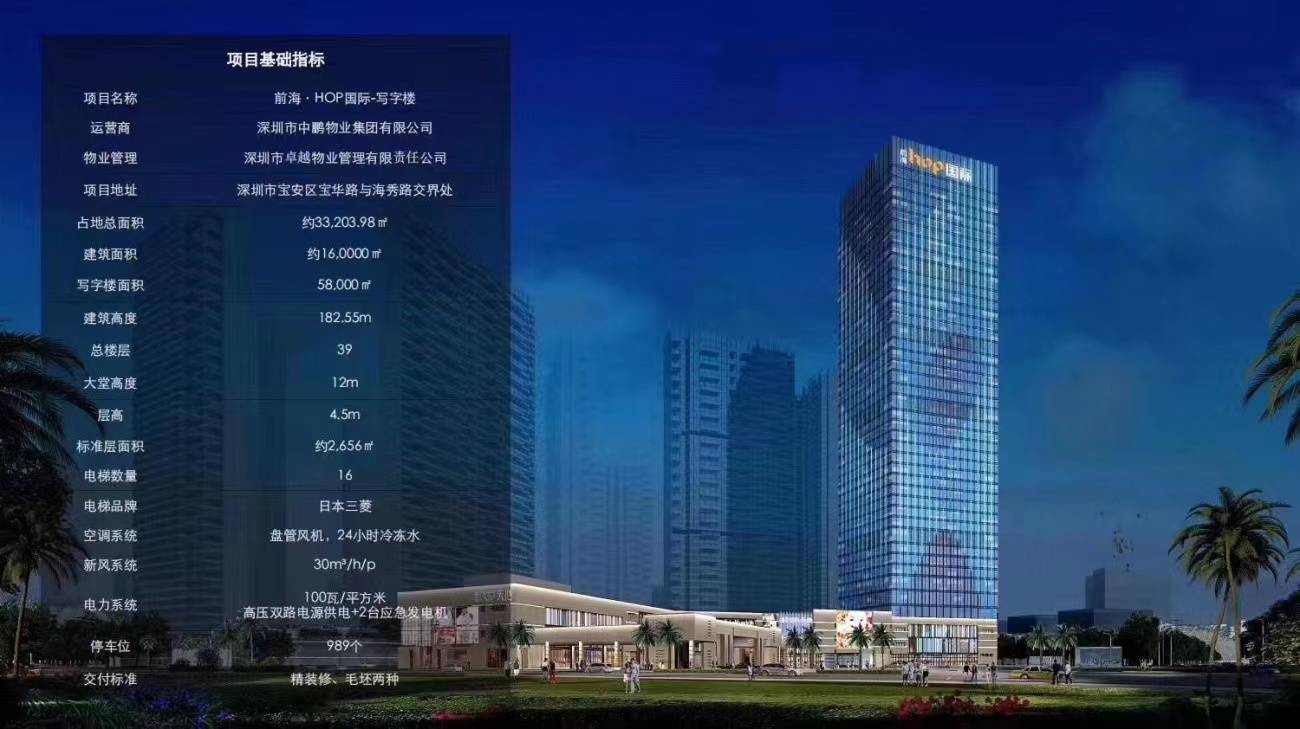 深圳前海HOP国际 物业招商 租赁中心 深圳前海HOP国际 