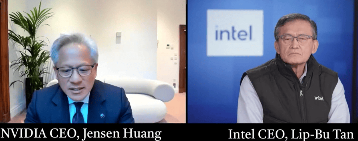 30年宿敌化成 “双英汇”，黄仁勋看上英特尔什么了？