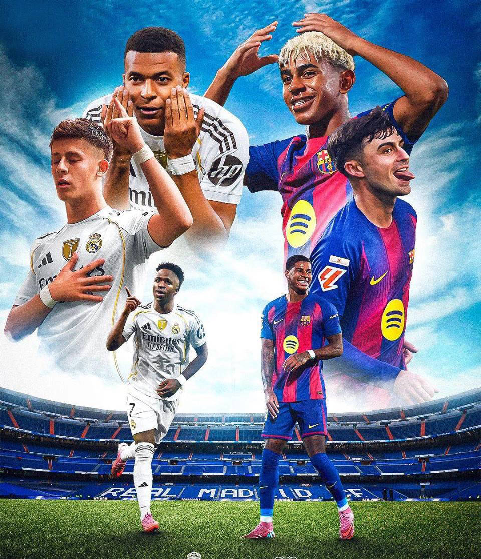 西班牙足球甲级联赛巴萨4-0横扫皇马弗里克胜阿隆索首秀国家德比CCTV5独家直播