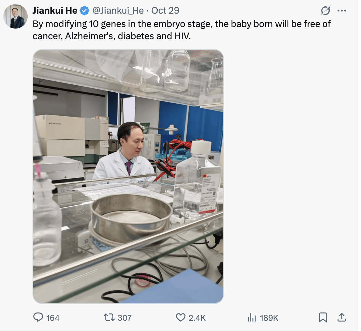 从基因编辑狂魔贺建奎到硅谷“超级婴儿”,5万美元真能筛出“高智商孩子”?