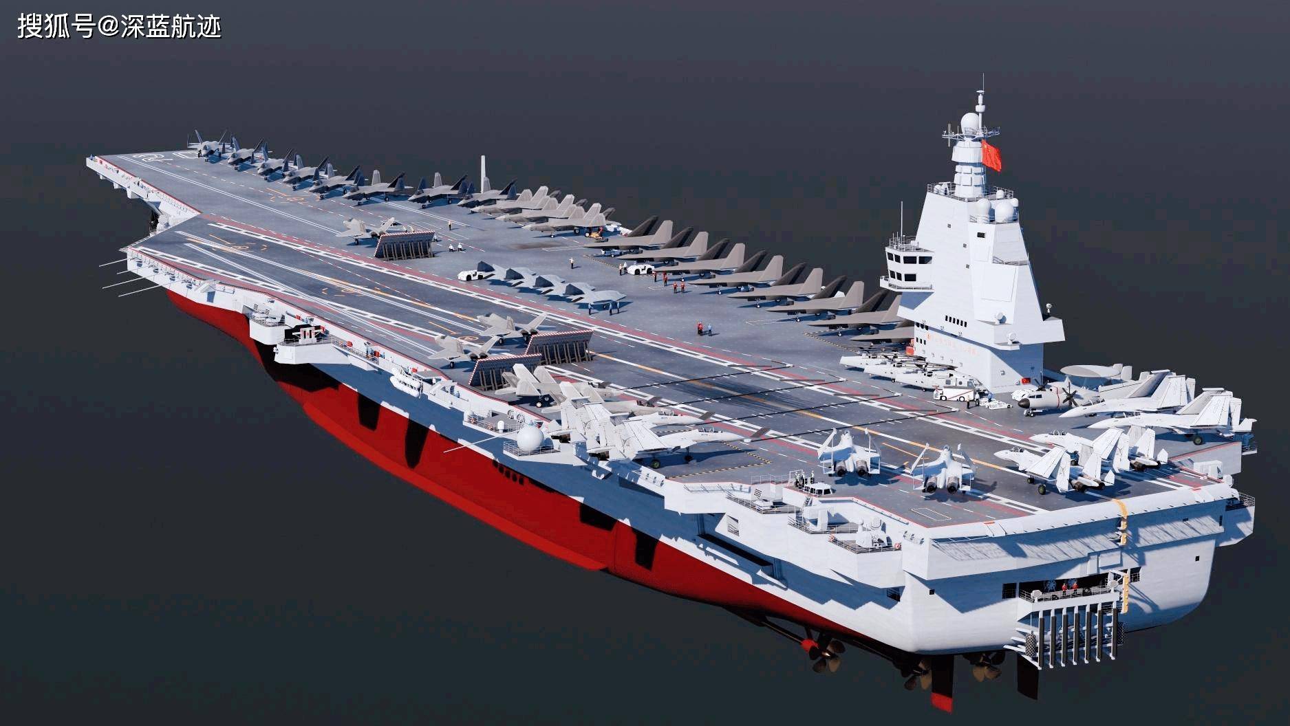 004航母是核动力?进展太快,性能可能超越福特级,跃居世界第一