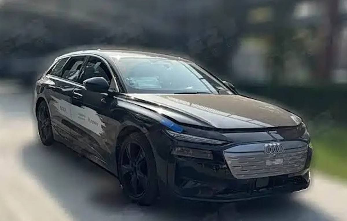 奥迪a6 avant e-tron国内实车曝光！基于800v架构，ppe纯电平台_搜狐汽车_搜狐网