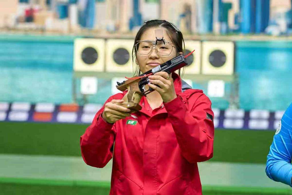 射击世界杯-李越宏卫冕男子手枪速射 姚千寻刘宇坤夺牌