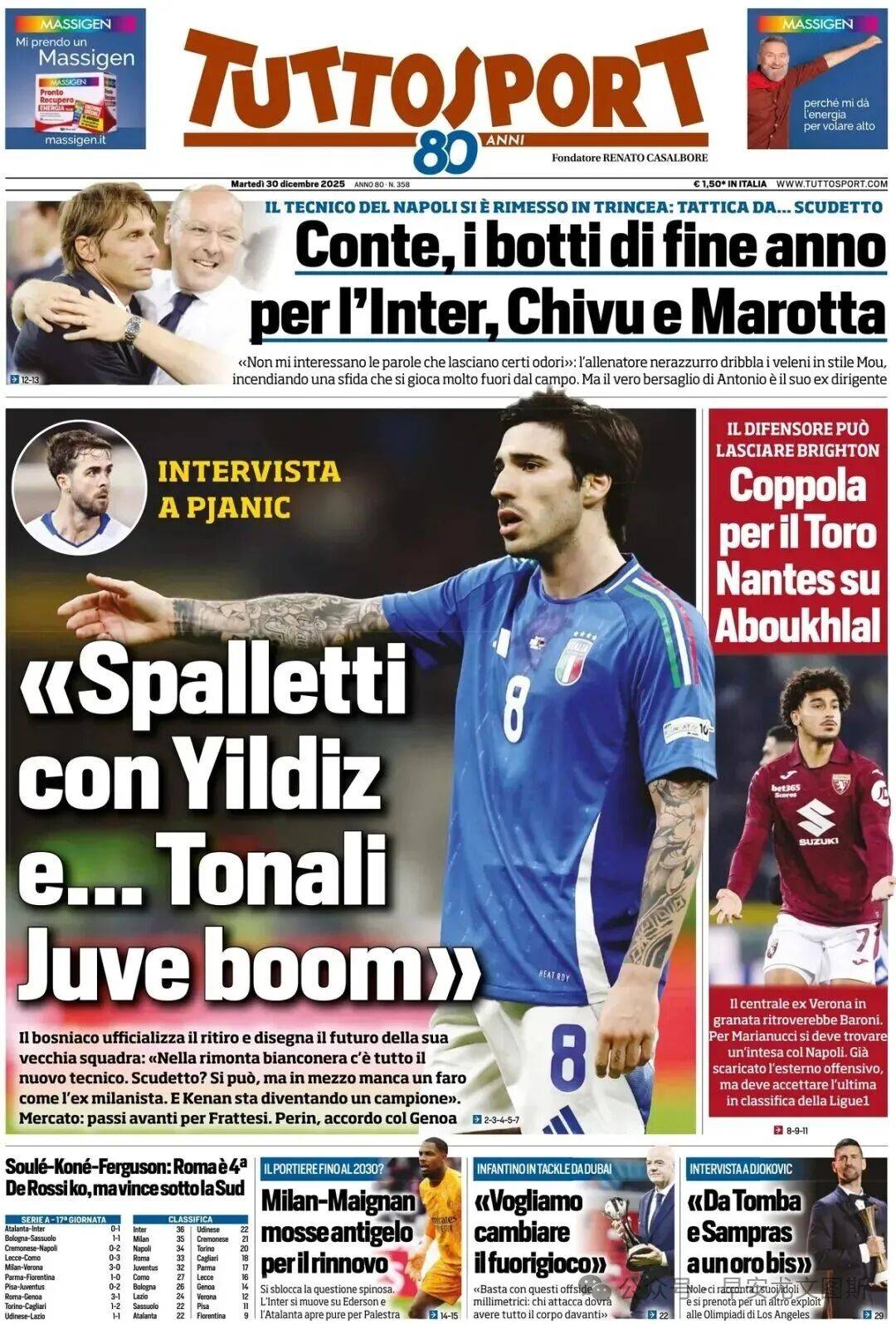 米体曝尤文冬窗有意租借基耶萨天空体育：新赛季米兰体育- 米兰官方网站 世界杯官方指定投注平台瞄准托纳利！