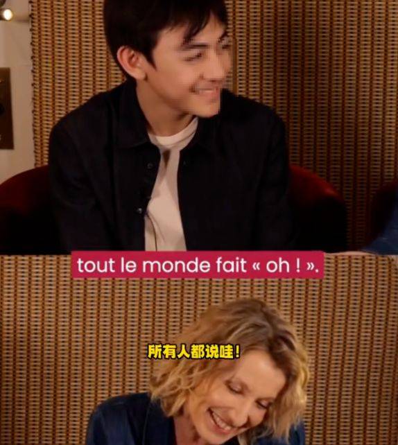 刘烨儿子上法国新闻联播，14岁诺一真的长大了，一圈胡子抢镜