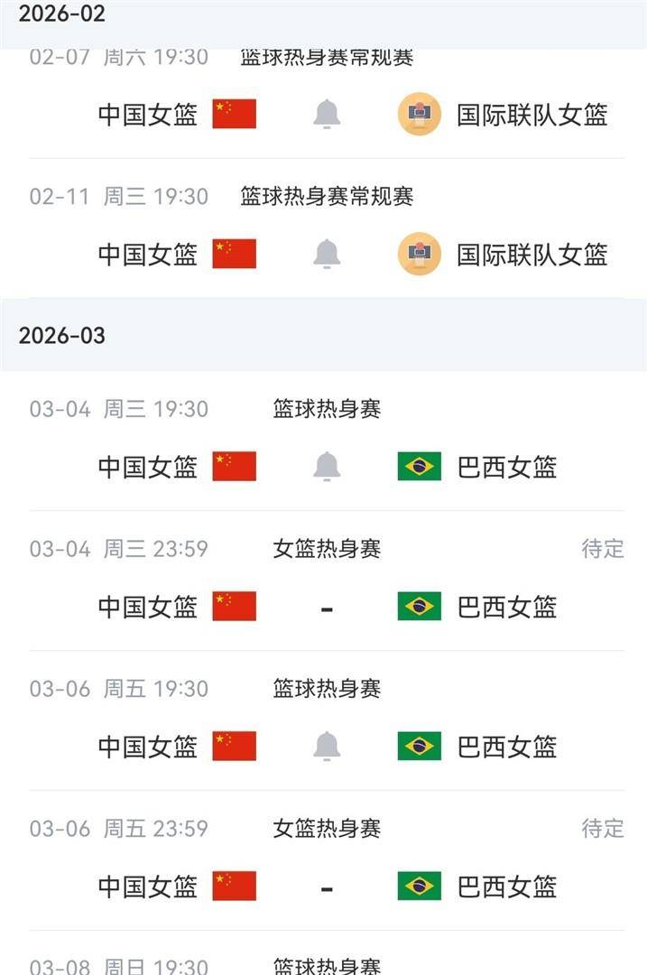 欧洲篮球联赛中文网__赛程比分+球队资讯+盘口分析中国女篮热身赛程曝光！场场硬仗提前