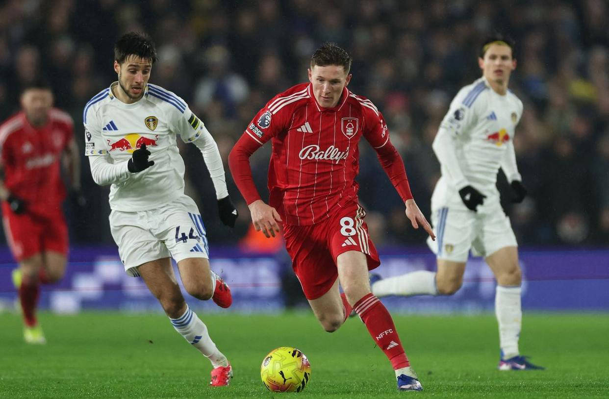 英格兰足球超级联赛英超最新积分榜揭晓：利兹联主场3-1击败欧冠双冠得主诺丁汉森林