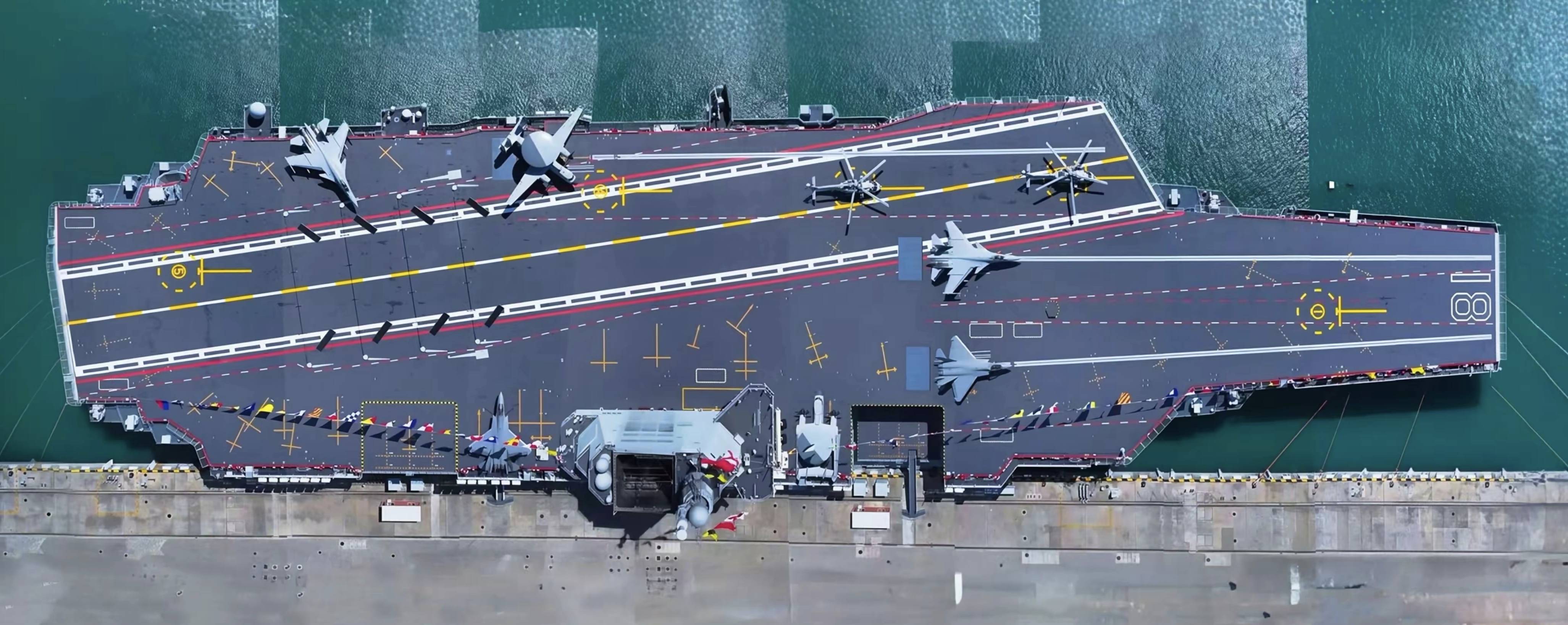 福建号姊妹舰，还是12万吨超级航母？中国海军果断做出了选择！