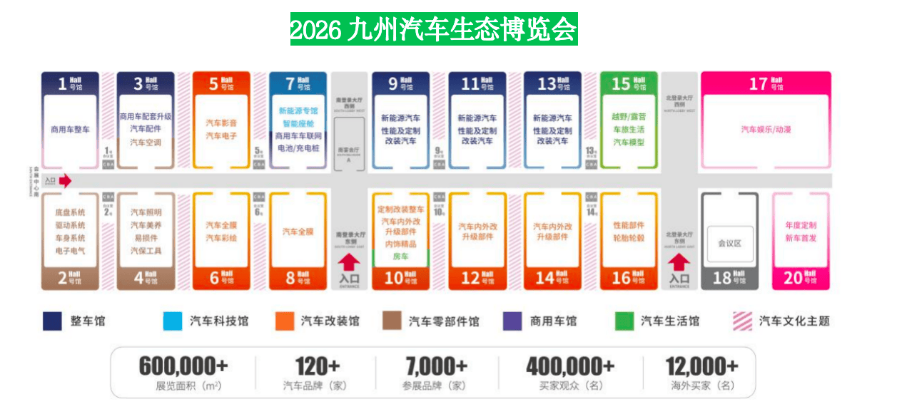 全球汽车人采购盛宴2026九州展3月20日即将开幕！(图1)