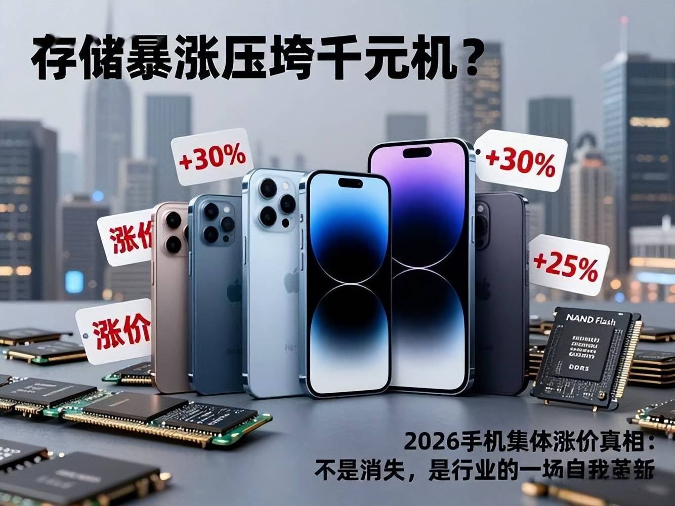 原创             甩锅内存！国产手机，涨价2年？