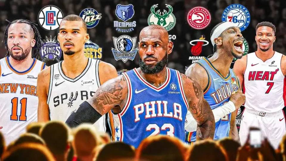 《NBA赛程大洗牌！76人狂揽34场全美直播詹姆斯重返洛杉矶引爆圣诞