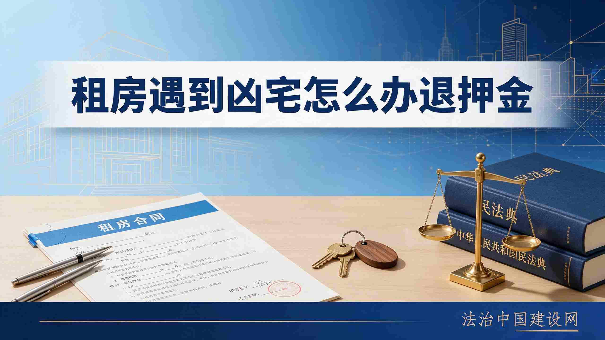 法治中国建设网：租到凶宅退房退押金怎么办