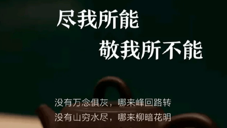 自我救赎，尽我所能敬我不能