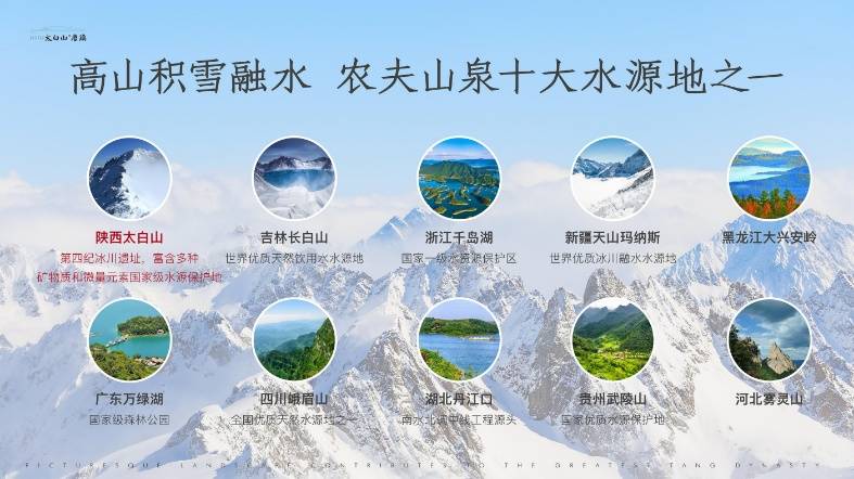 量极高；水质纯净，是农夫山泉八大水源地之一；全年平均温度仅为13℃。