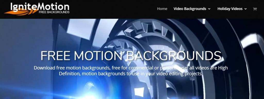 ignitemotion是一个专注于提供动态视频背景的素材网站，非常适合需要制作演