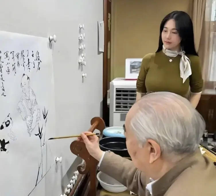 87岁著名书画家范曾官宣生子 并宣称与女儿和继子断绝关系