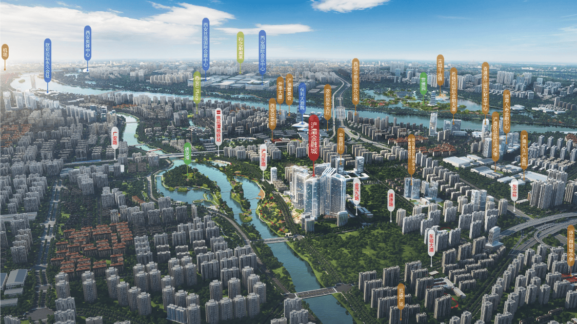 浐灞金融城写字楼-建面-现房金沙娱乐- 金沙娱乐城- 澳门在线城-生态综合体-大户型