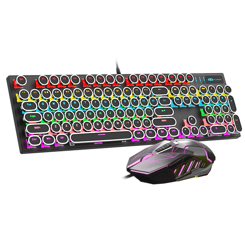 释放你的游戏潜能MageGee机械风暴电竞游戏键盘鼠标套装来袭！(图1)