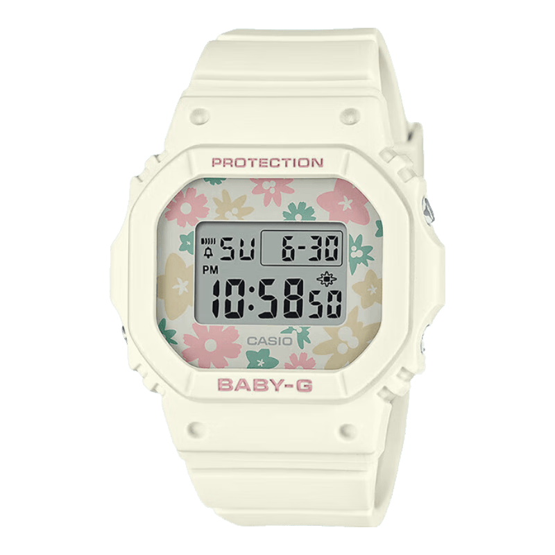 卡西欧(CASIO)BABY-GBGD-565复古碎花运动时尚女表:潮流与实用的完美融合(图1)