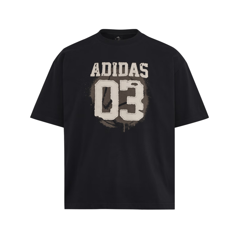 点燃你的夏日热情——adidas火拼篮球赛系列复古学院风运动短袖T恤男夏季新款阿迪达斯(图1)