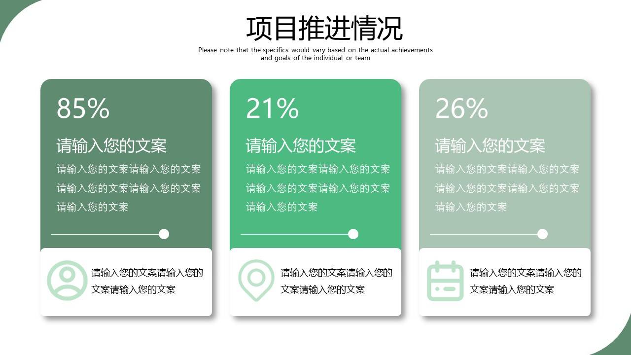 简约大气清新文艺商务工作汇报ppt模板
