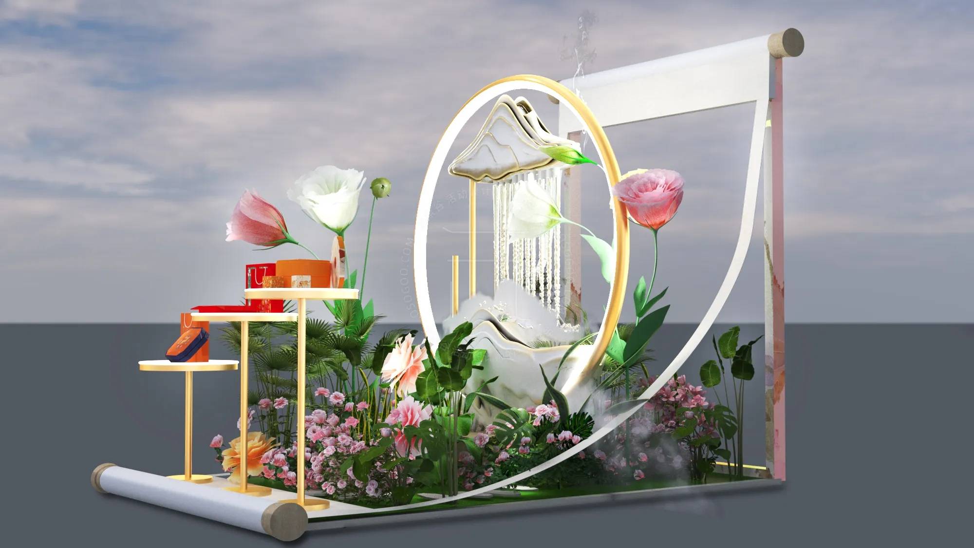 中秋系列中式场景打卡美陈图集