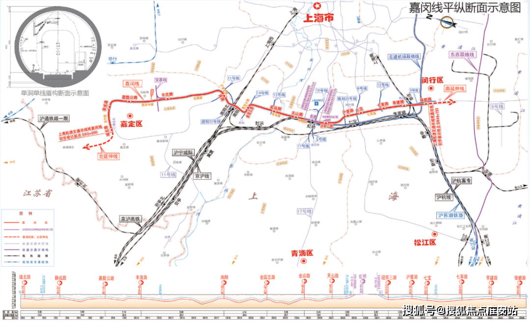 串起上海6條東西向地鐵線路,未來還將北延太倉