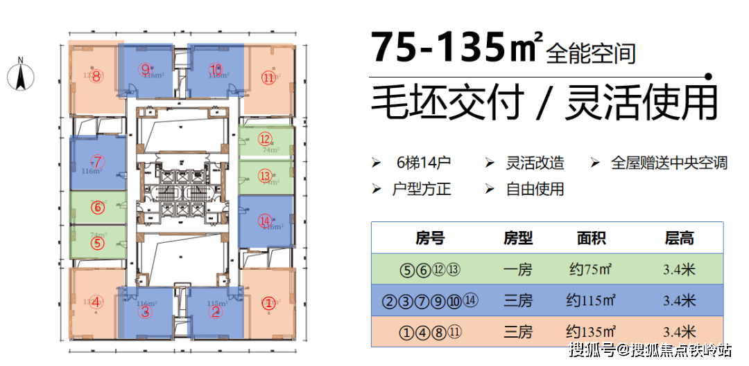 佛山保利珑门户型图图片