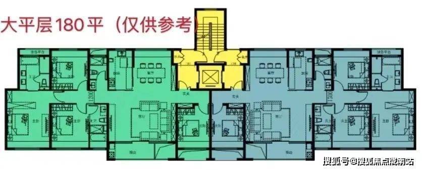 高層產品包含了90﹐的三房至140﹐的四房,滿足不同家庭結構的需求