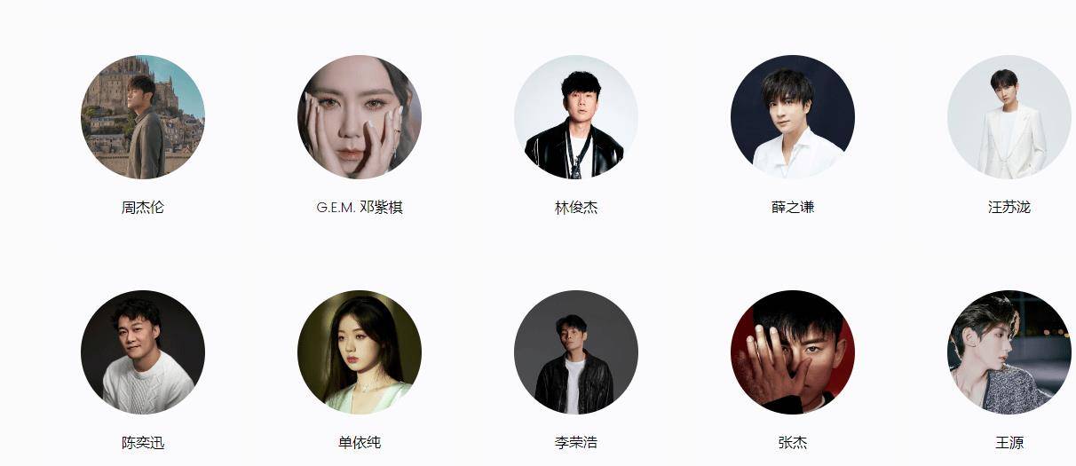 中国女歌星排行榜_QQ音乐歌手榜更新,周深掉出榜单前十,乐坛两大女歌手已经确定