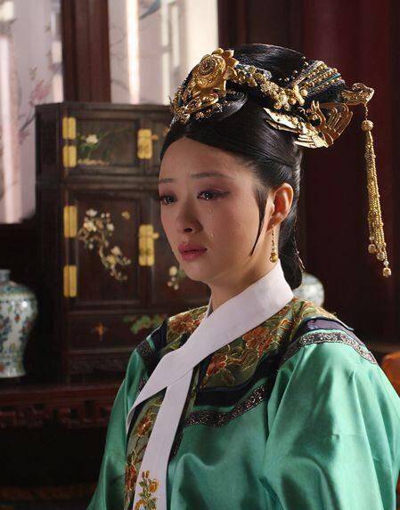 《甄嬛传》蒋欣的六套衣服,图二漂亮,图五霸气十足_华妃_蓝色_黄色