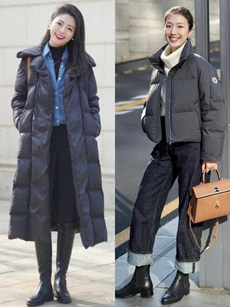 冬季穿"羽绒服"的四种搭配创意,时尚又显瘦,你一定要学起来