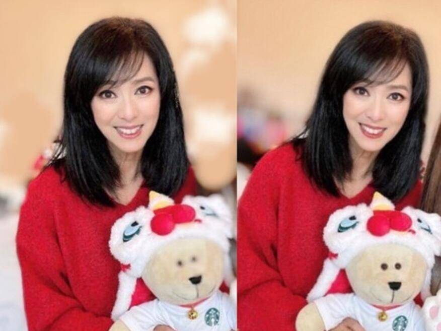 米雪这骨相真耐老,穿宽松毛衣仍有骨感身材,丝毫看不出实际年龄_造型