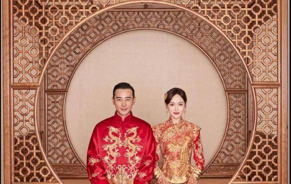 罗晋的老婆唐嫣结婚照图片