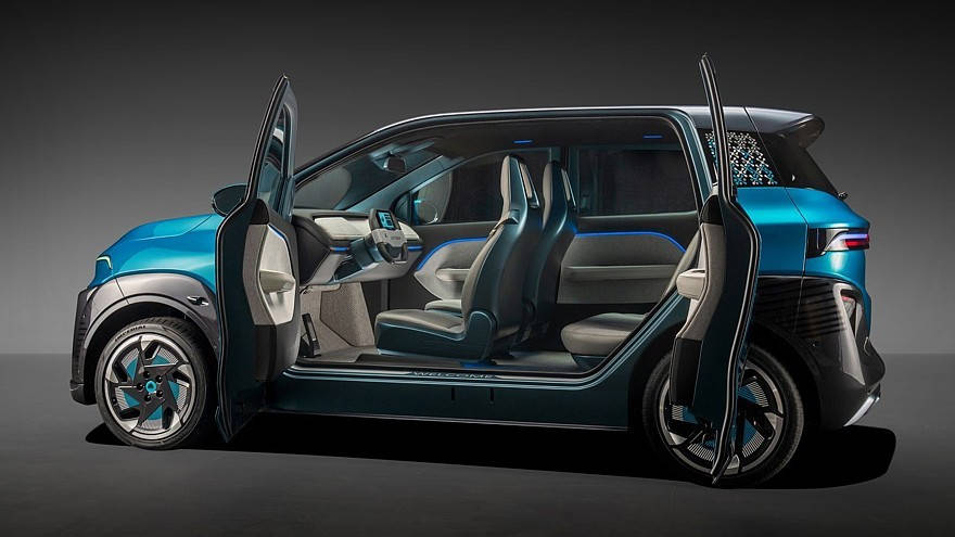 纯电平台/国标快充/对开门,俄罗斯新势力发布电车atom_搜狐汽车_搜狐