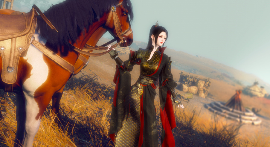 说起来,黄霄雲的这首《血河》是与古风武侠游戏《逆水寒》合作的歌曲