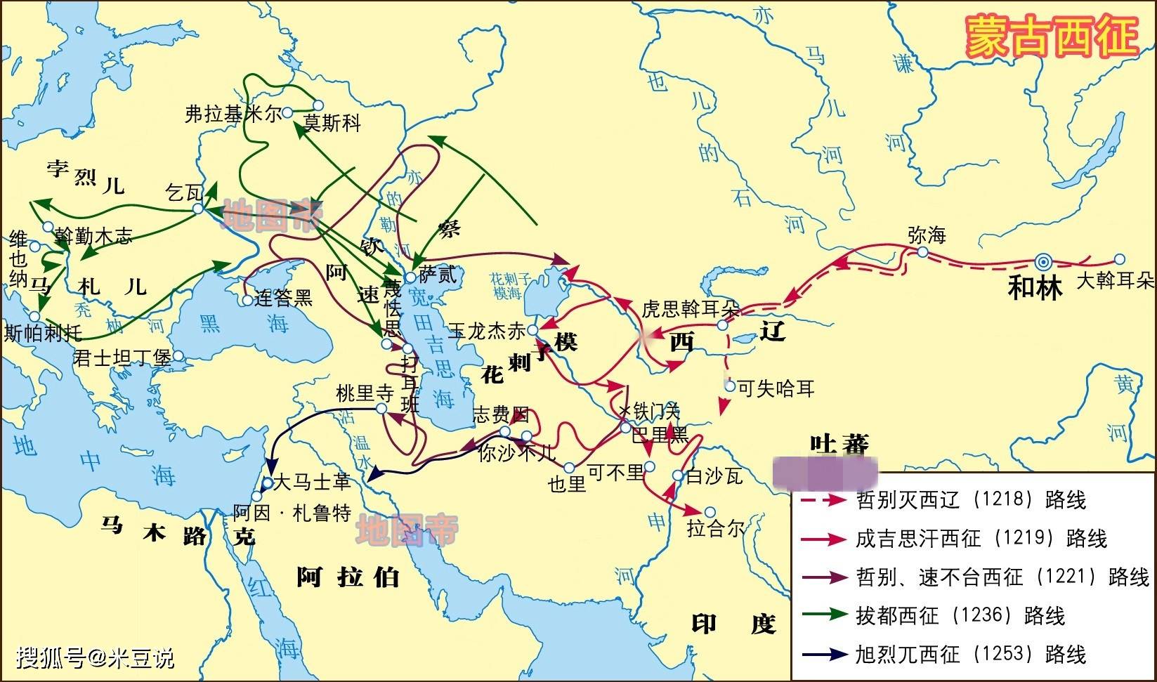 從飲馬多瑙河到被俄國吞併,金帳汗國在中亞數百年都經歷了什麼?