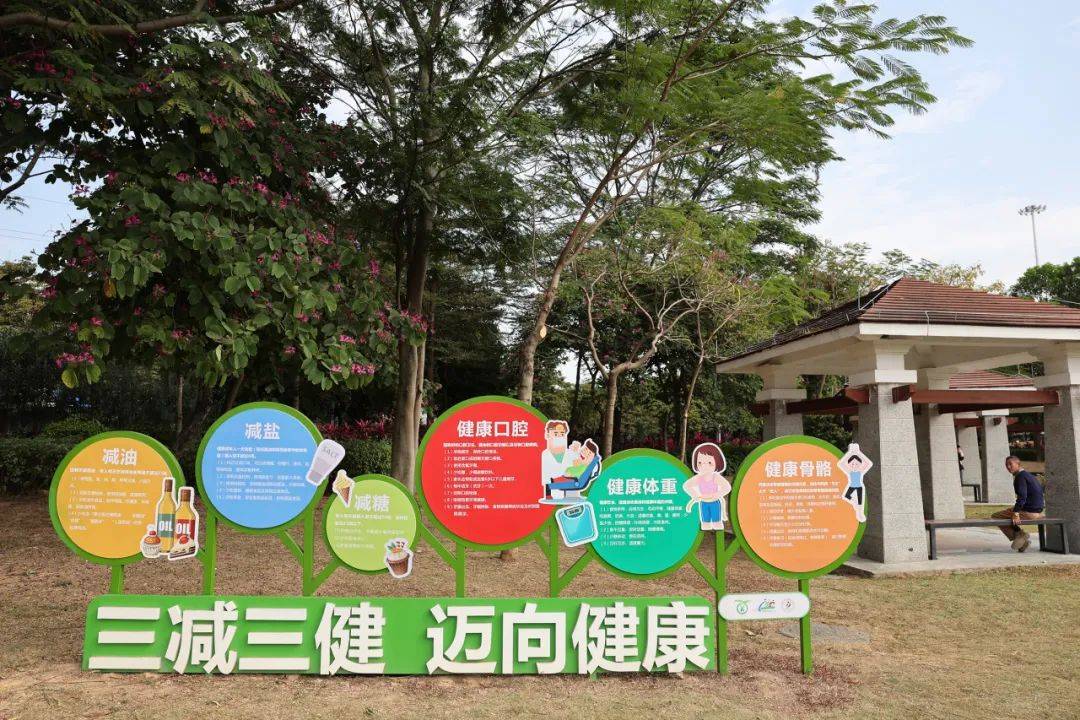 健康生活方式,国家基本公共卫生服务项目三个宣传板块,部分宣传牌