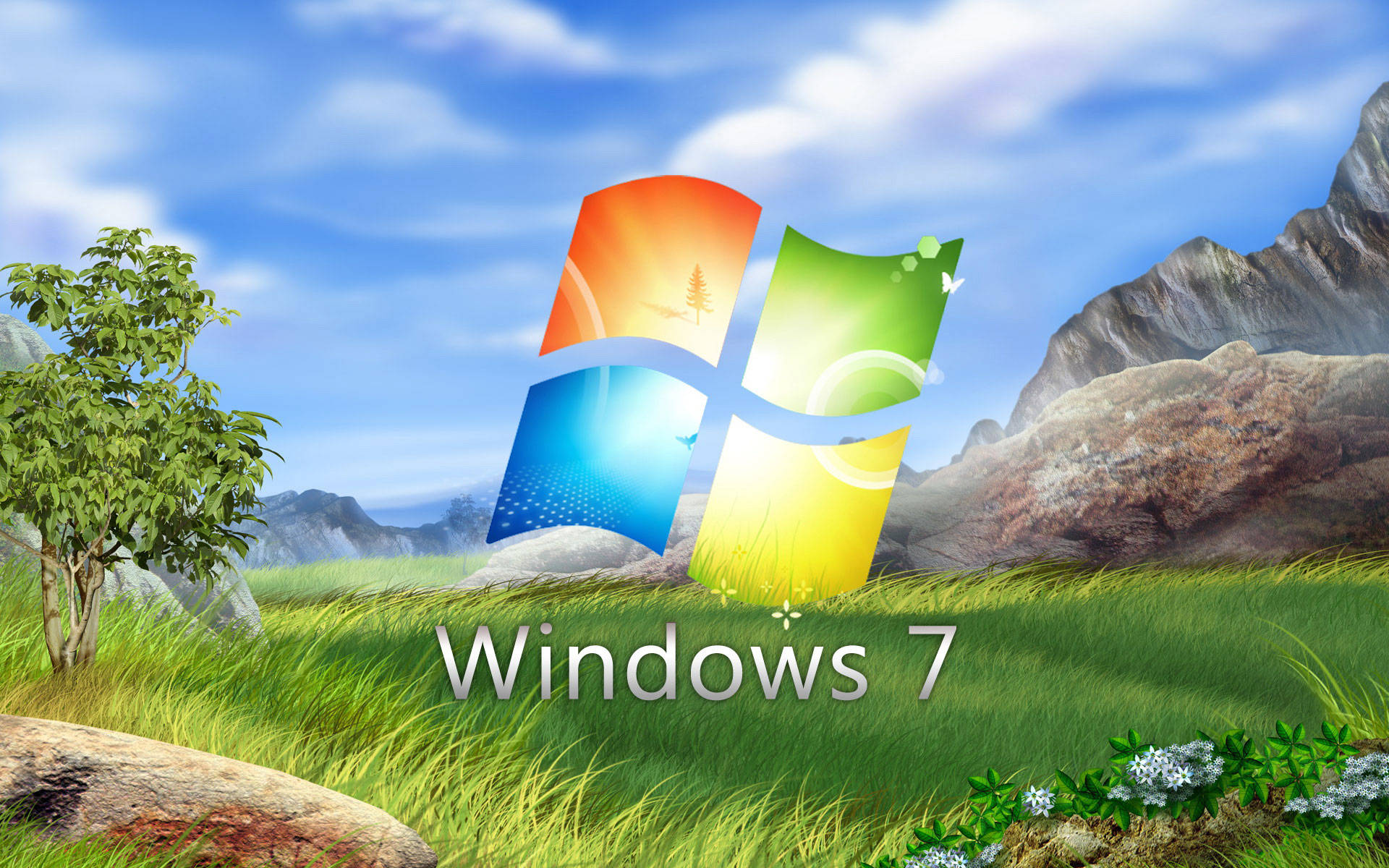 windows7初始壁纸图片