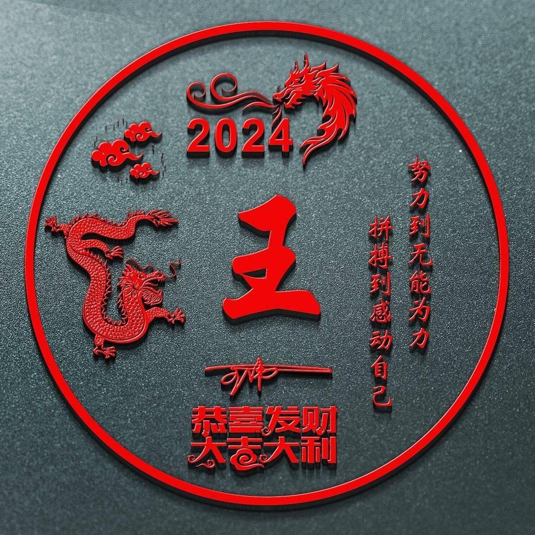2024微信头像,姓氏头像,龙年新款30张个性签名头像,请查收_设计_评论